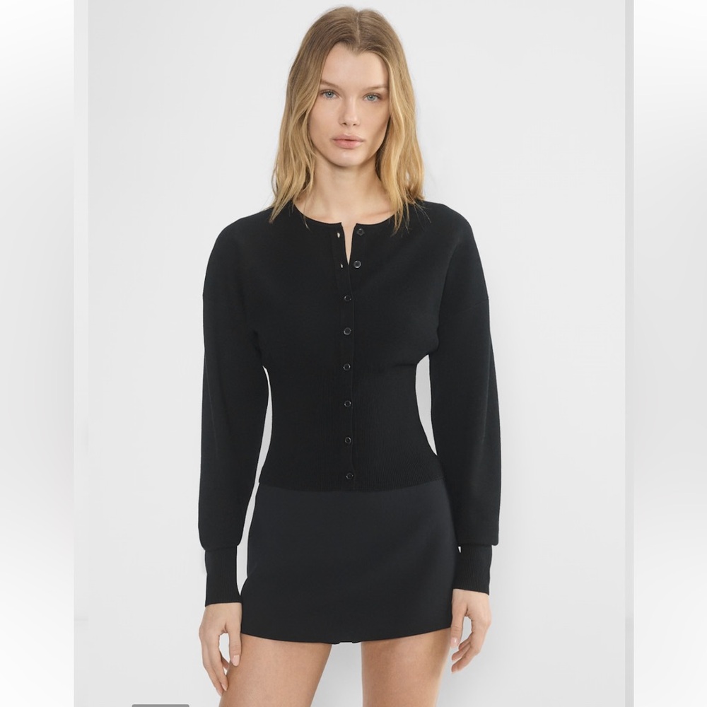 Aritzia Black Women's Cardigan Sweater